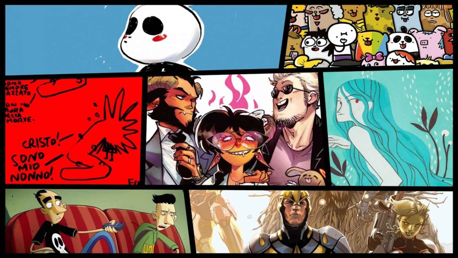 Il poster di Generazione Fumetto