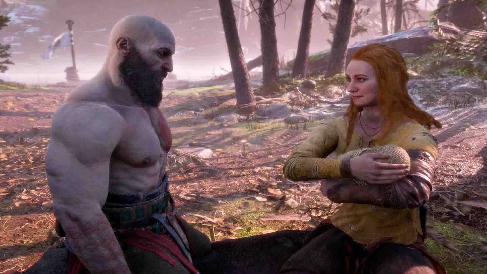 God of War con Kratos e Faye
