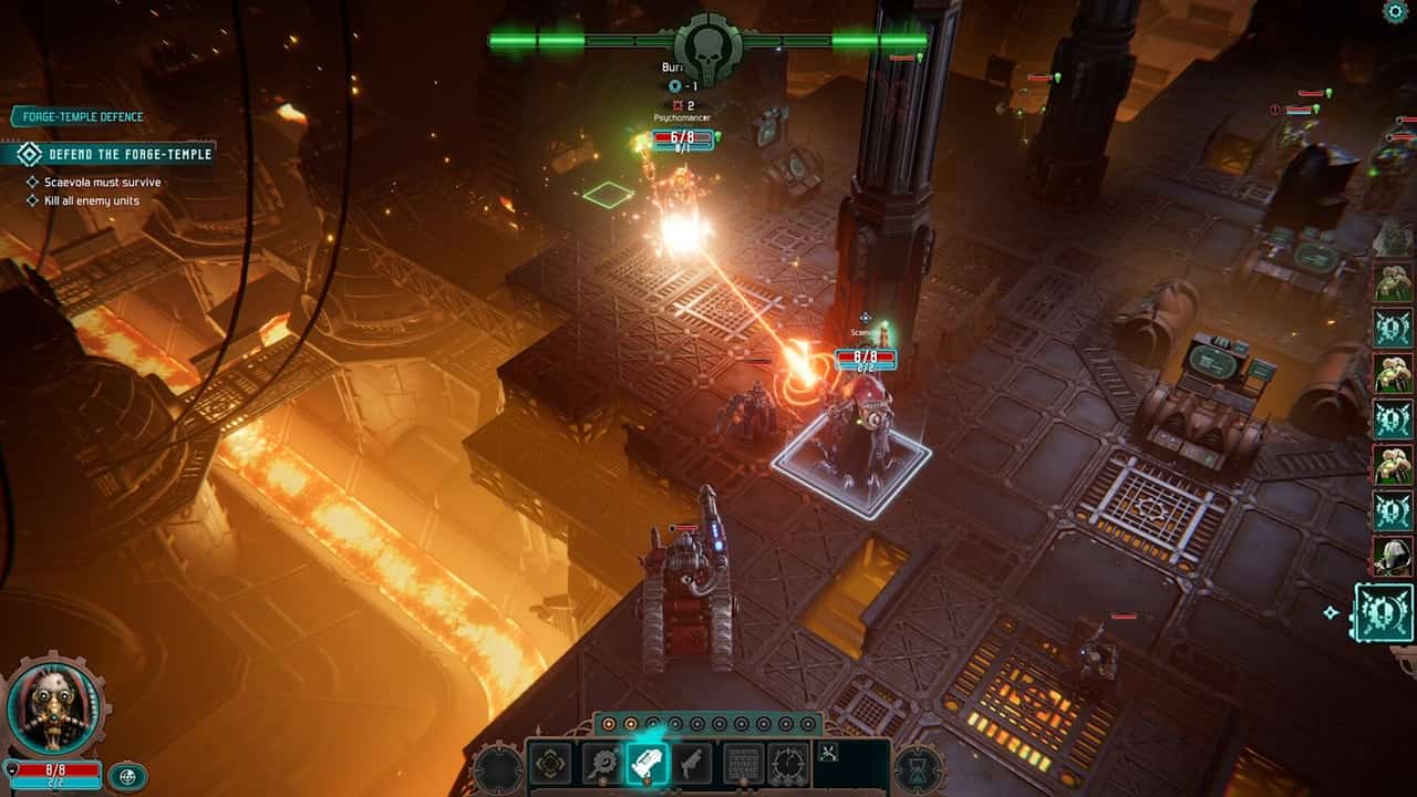 Combattimento Adeptus Mechanicus in Warhammer 40,000: Mechanicus II 